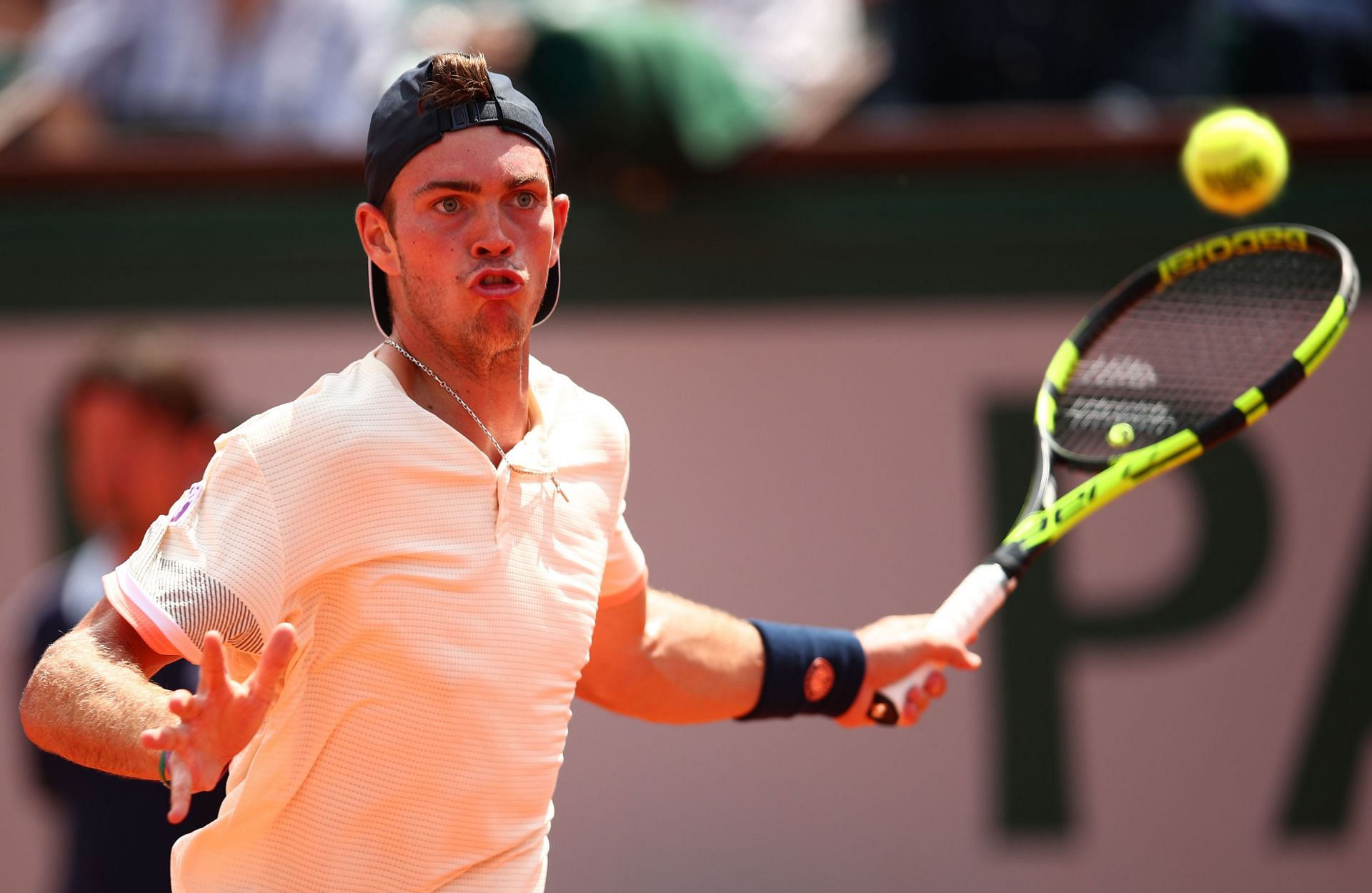 Maximilian Marterer faced Rafael Nadal in his maiden Grand Slam 4th-round appearance, at the 2018 French Open.