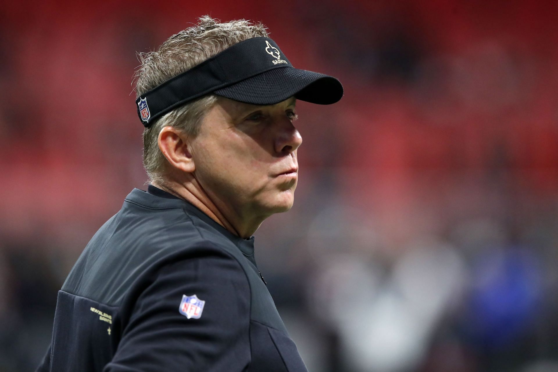 Sean Payton at New Orleans Saints v Atlanta Falcons