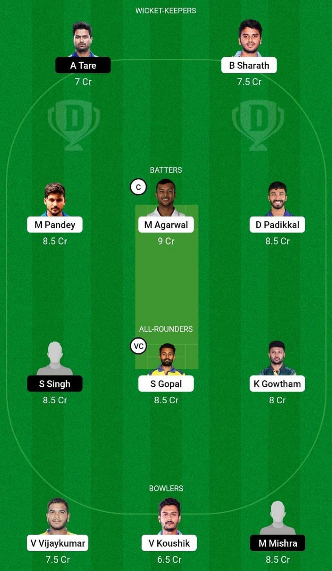 KAR vs UT Dream11 Fantasy Tip - Head to Head League