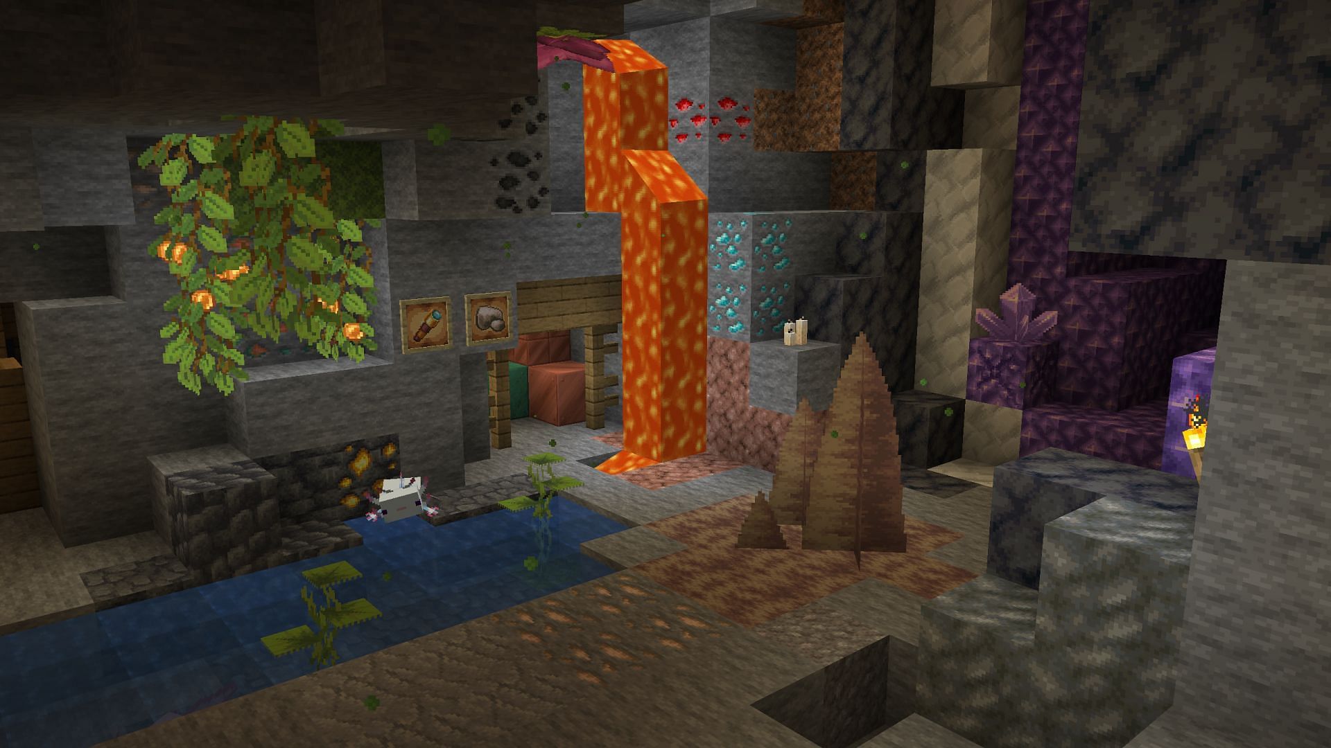 The Faithful texture pack increases the pixel density while maintaining the vanilla experience (Image via CurseForge)