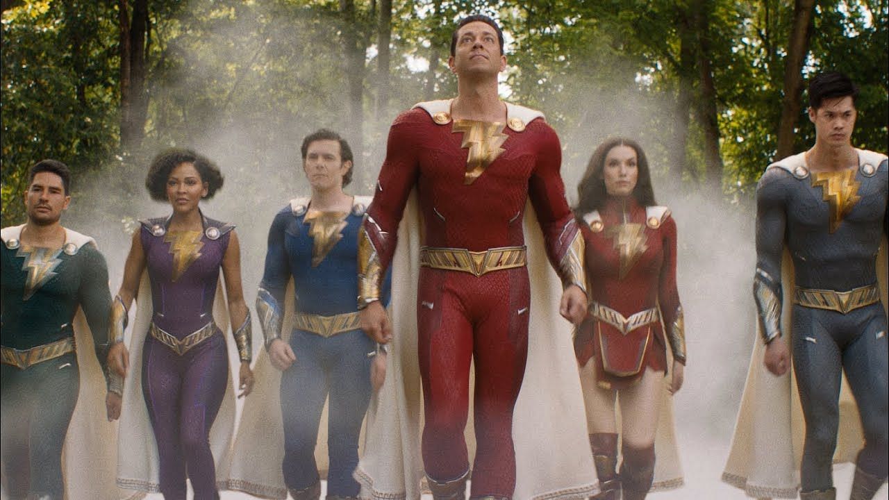 Unleash the power of the gods with Zachary Levi as Shazam in the upcoming sequel &#039;Shazam! Fury of the Gods&#039; (Images via DC)