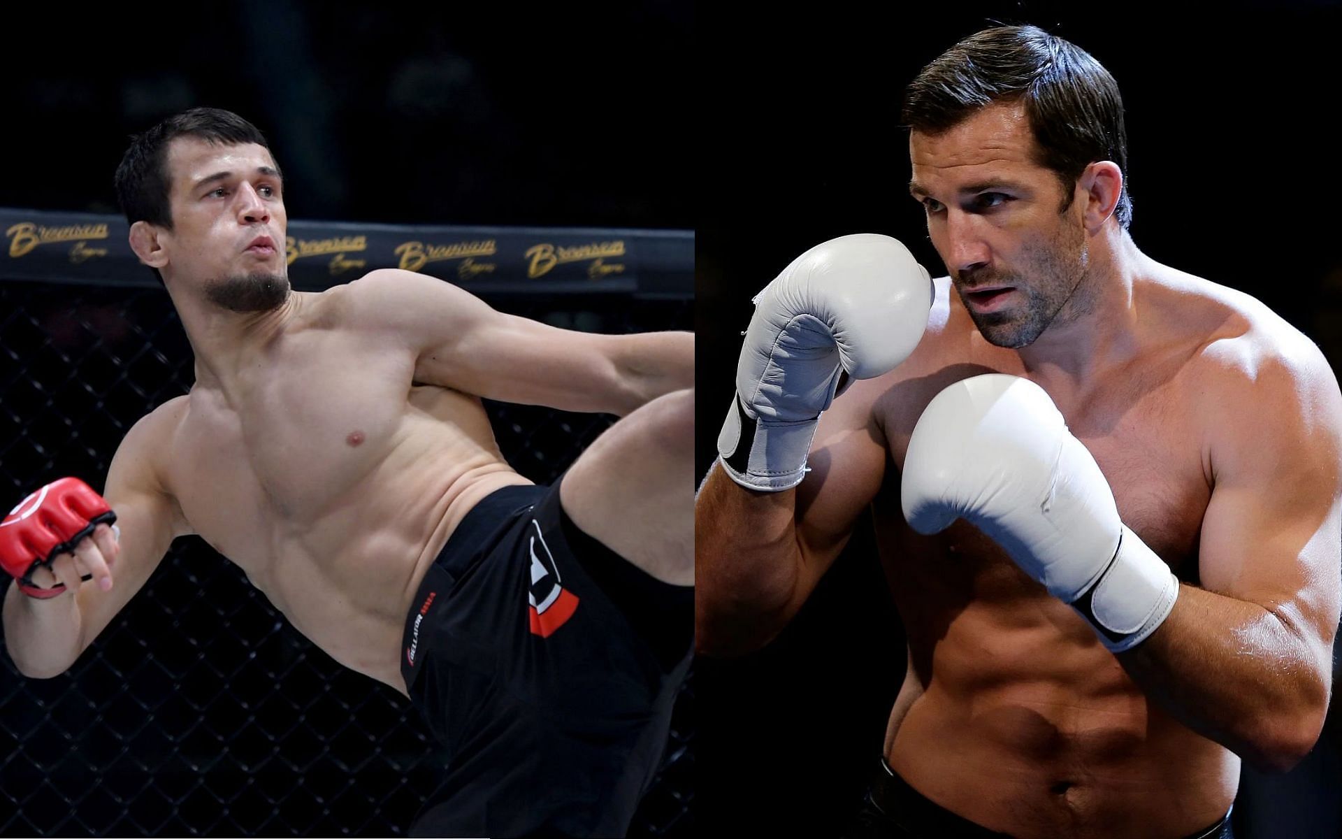 Usman Nurmagomedov (left) and Luke Rockhold (right)