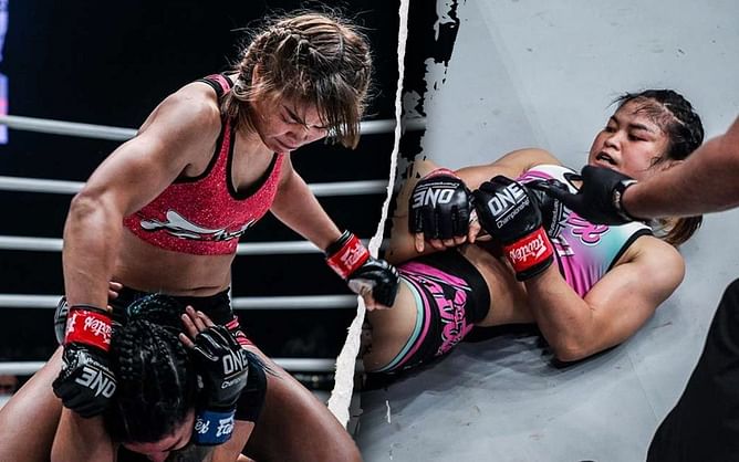 Fans react to Stamp Fairtex’s striking and grappling showcase