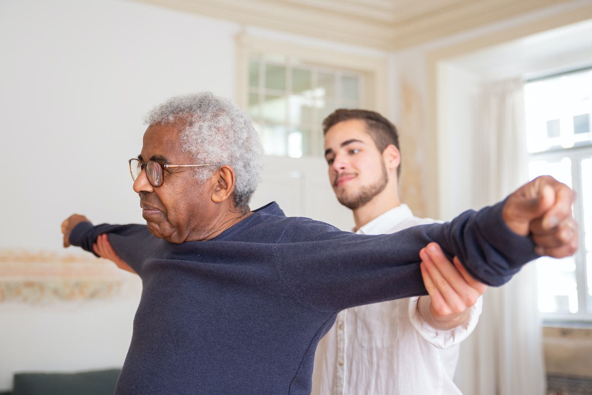 Balance exercises for seniors must always be done under supervision. (Photo via Pexels/Kampus Production)