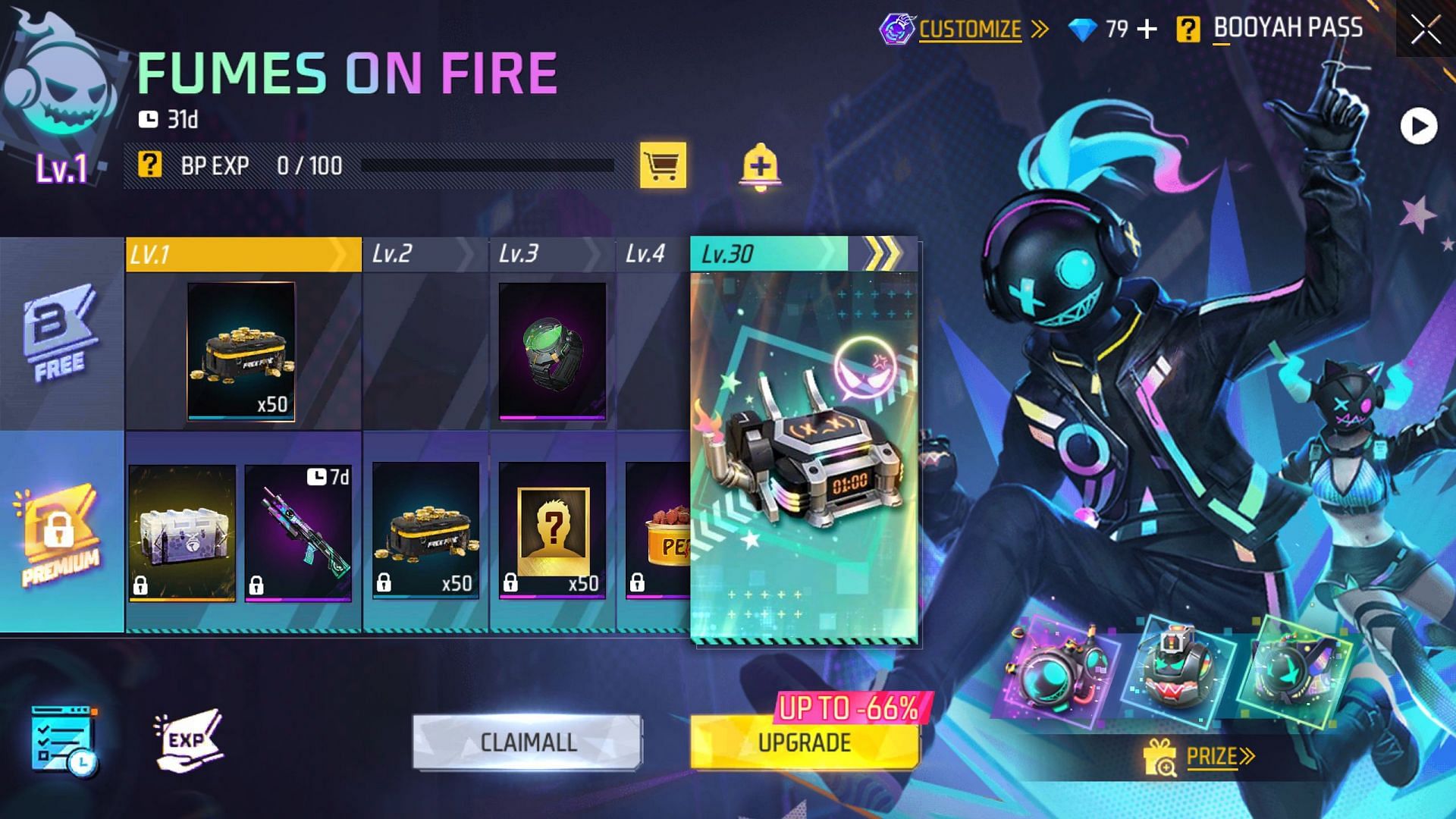 Garena Free Fire MAX Redeem Codes for October 6: Booyah Pass rewards are  live NOW