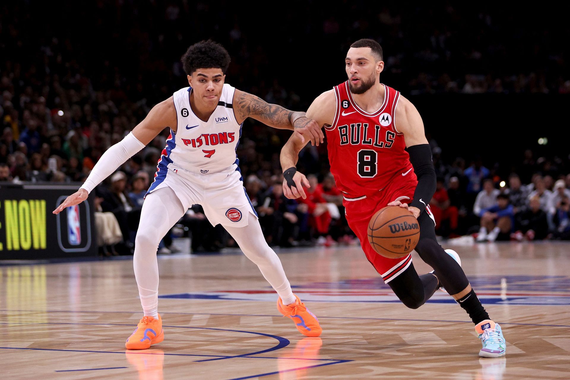 NBA Paris Game 2023: Zach LaVine leads Chicago Bulls to 108-126