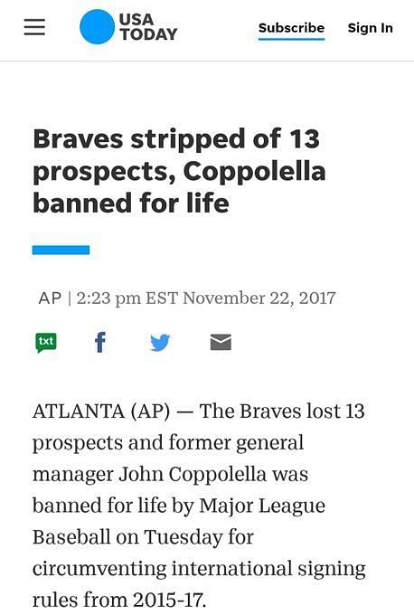 Atlanta Braves General Manager John Coppolella Is Still Shopping