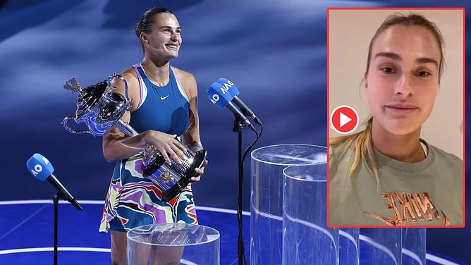 Watch: Aryna Sabalenka on what she would have done had she not won Australian Open 2023