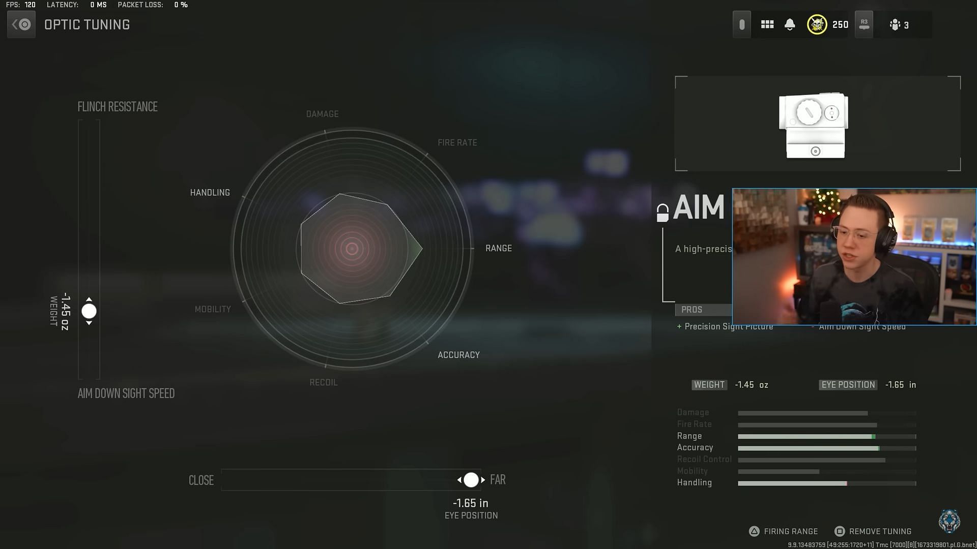 Tuning for Warzone 2 Aim OP-V4 (Image via Activision and YouTube/WhosImmortal)