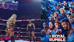 Which WWE Royal Rumble record did Rhea Ripley and Liv Morgan break?