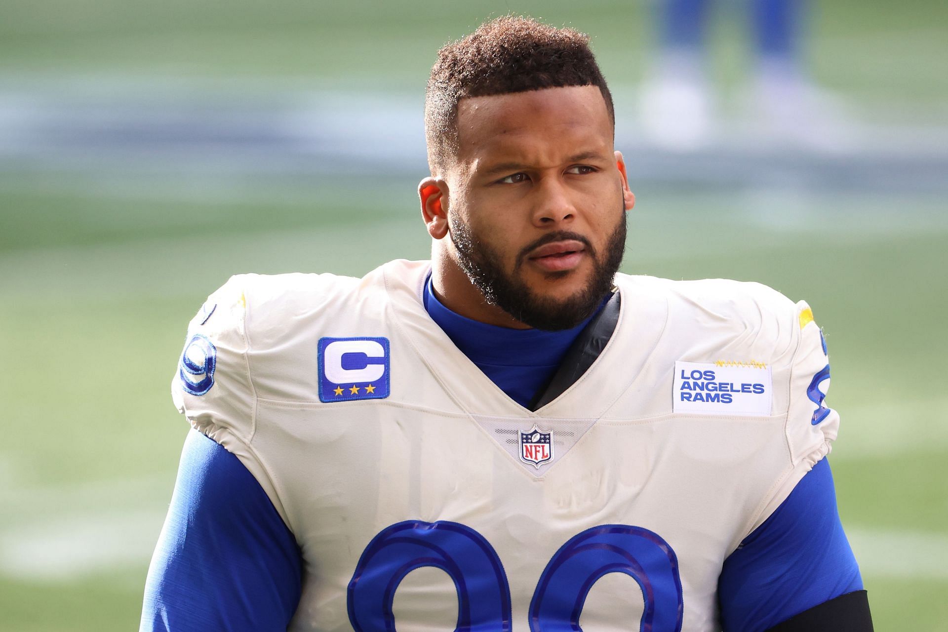 Rams' Aaron Donald sparks frenzy on social media with brief