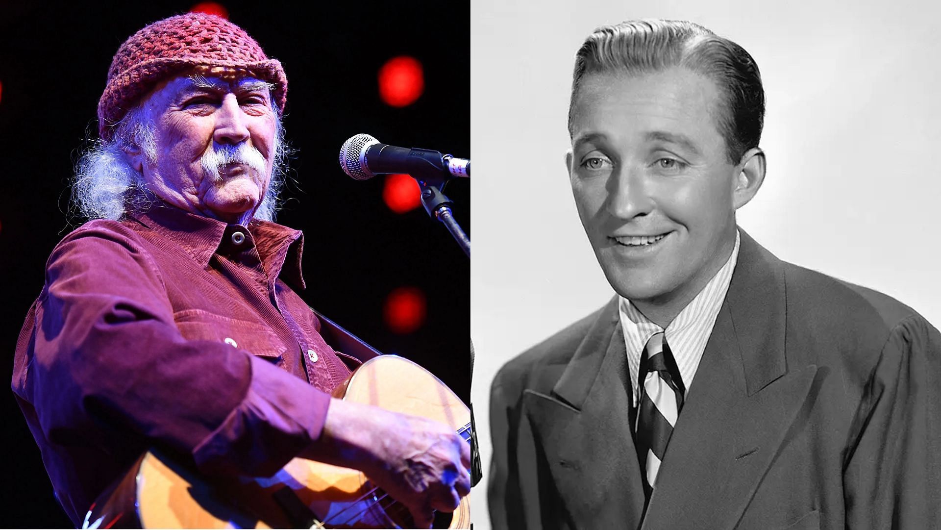David Crosby and Bill Crosby were not related. (Image via Scott Dudelson/Getty, NBCU Photo Bank/Getty)
