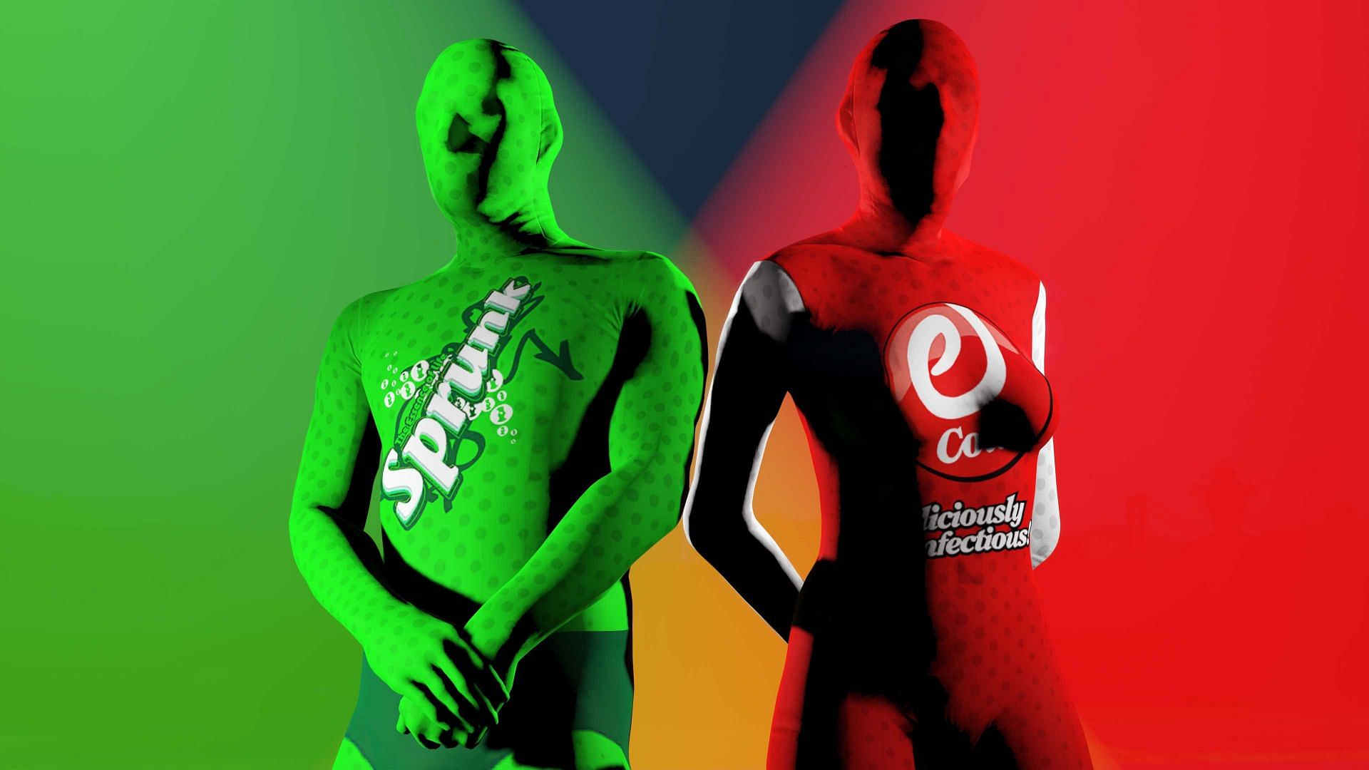 Sprunk vs. eCola (Image via Rockstar Games)