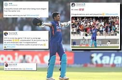 "Dil Dil Shubman Gill!" - Indian cricket fraternity hails young Team India opener for fantastic double hundred