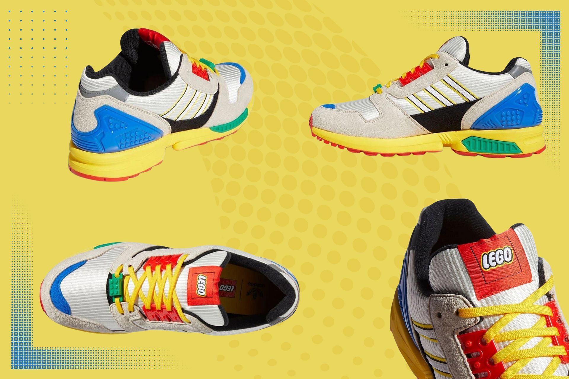 Take a closer look at the themed sneakers (Image via Sportskeeda)
