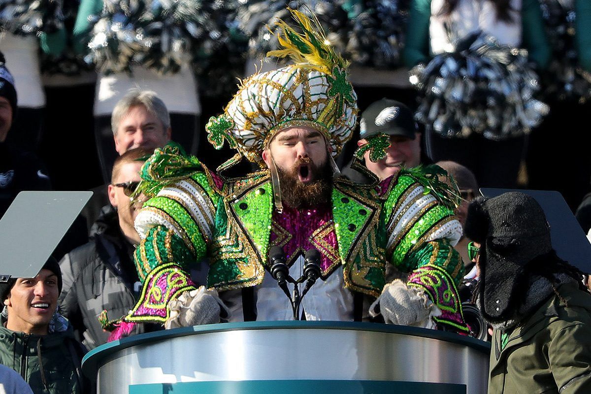 Jason Kelce after the Eagles