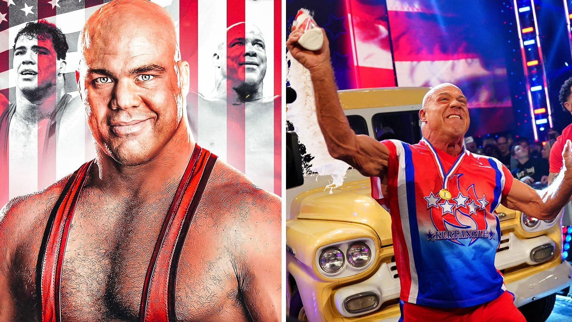 Kurt Angle recently returned to celebrate his birthday in WWE