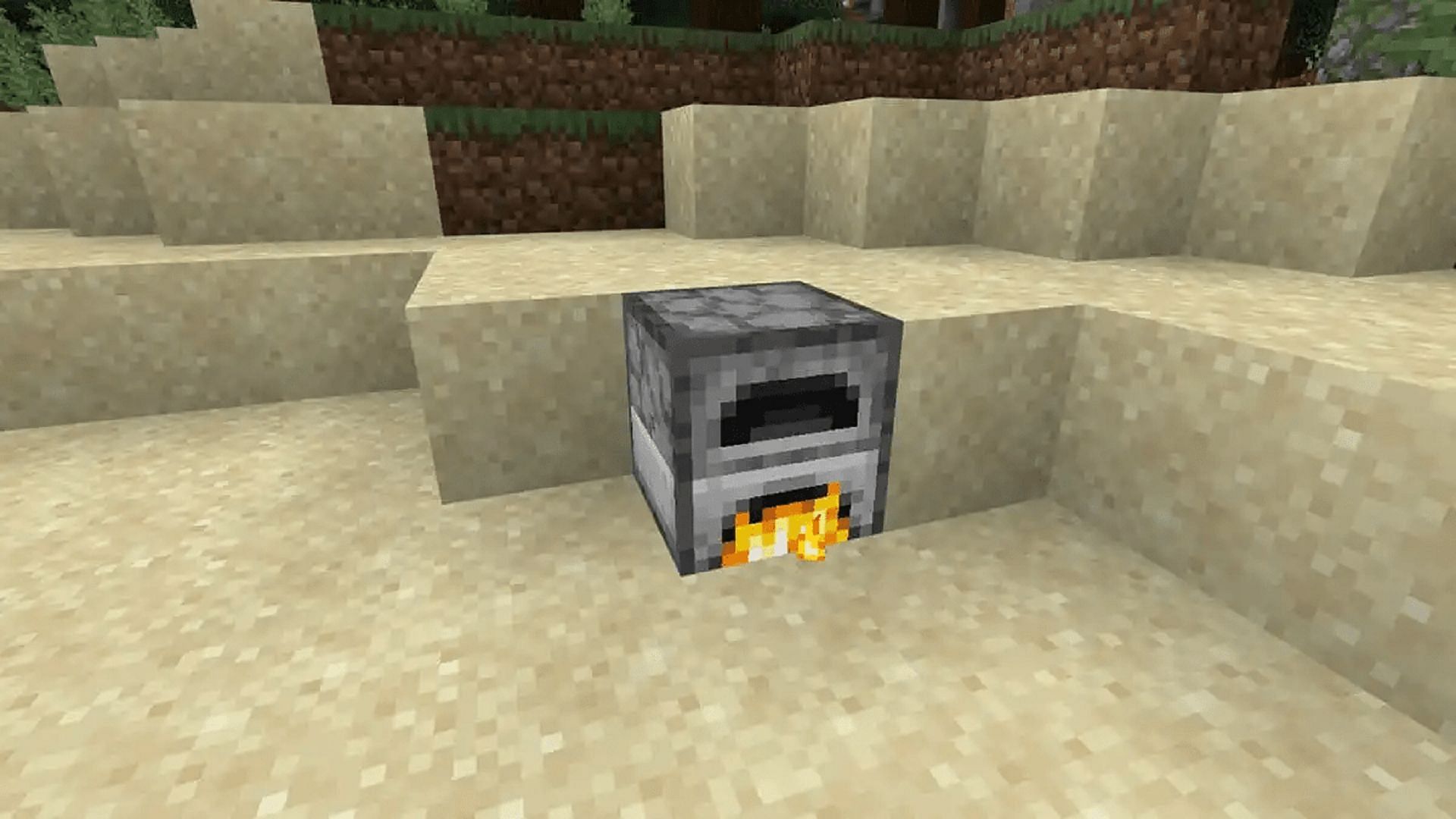 With a furnace and a crafting table, one Minecraft Redditor devised a new way to prepare a treat (Image via Mojang)
