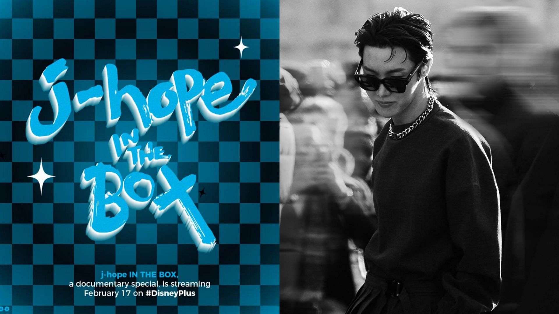 Featuring J-Hope for his solo documentary j-hope IN THE BOX (Image via Disney Plus and Big Hit Entertainment)