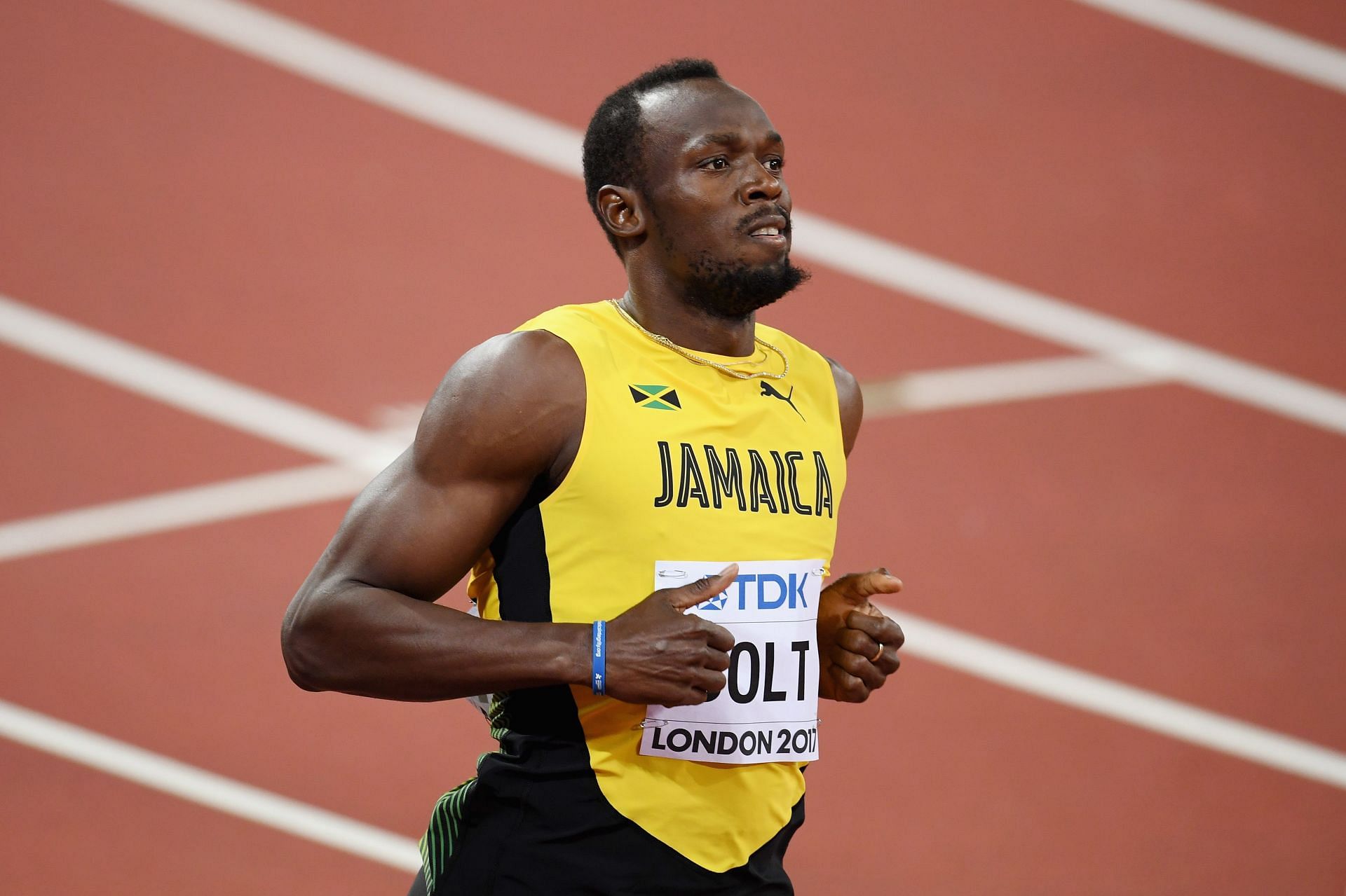 Usain Bolt at the 16th IAAF World Athletics Championships London 2017