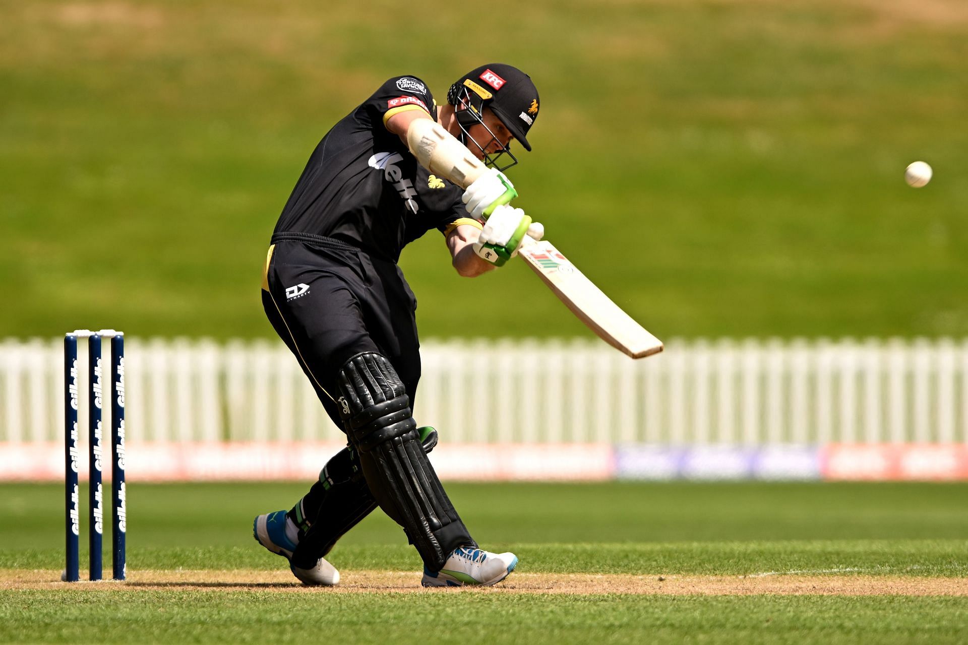 Michael Bracewell in action during a Super Smash game. Pic: Getty Images