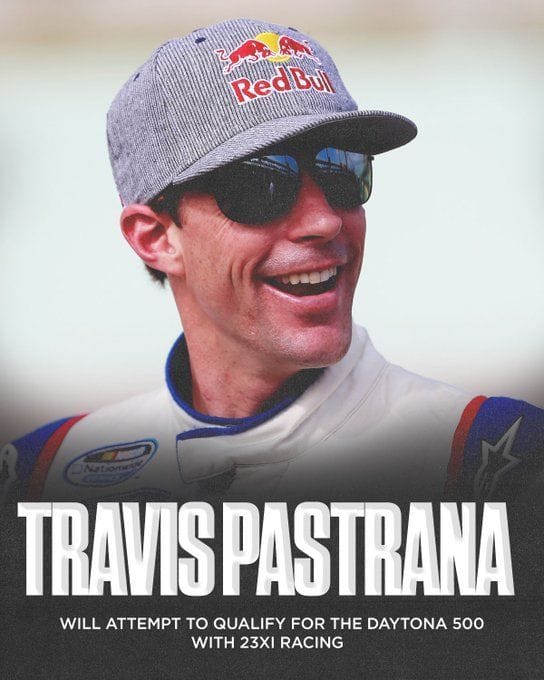 Travis Martin Racing Motorsports icon and former NASCAR driver Travis Pastrana set to ...