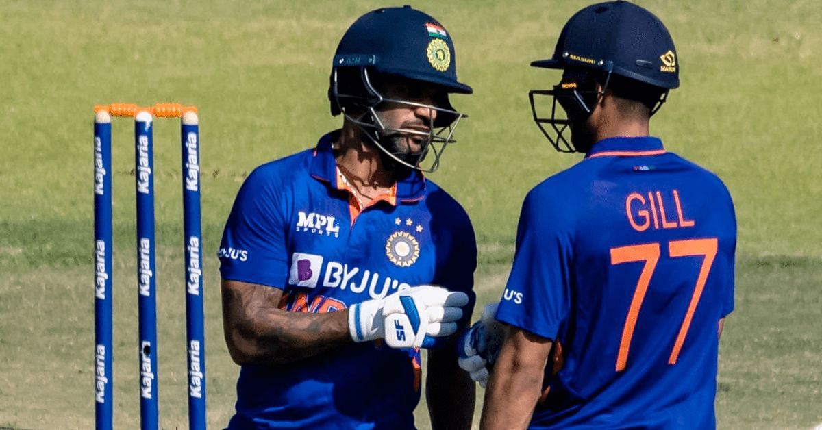 Shubman Gill and Shikhar Dhawan opened together in West Indies, Zimbabwe and New Zealand
