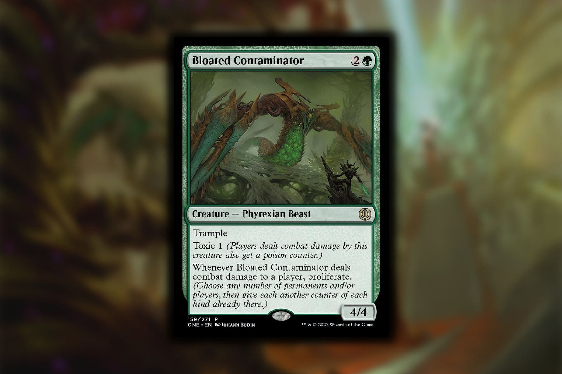 Bloated Contaminator in Magic: The Gathering (Image via Wizards of the Coast)
