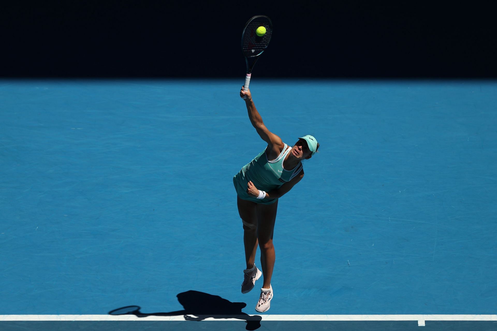 Magda Linette at the 2023 Australian Open - Day 8
