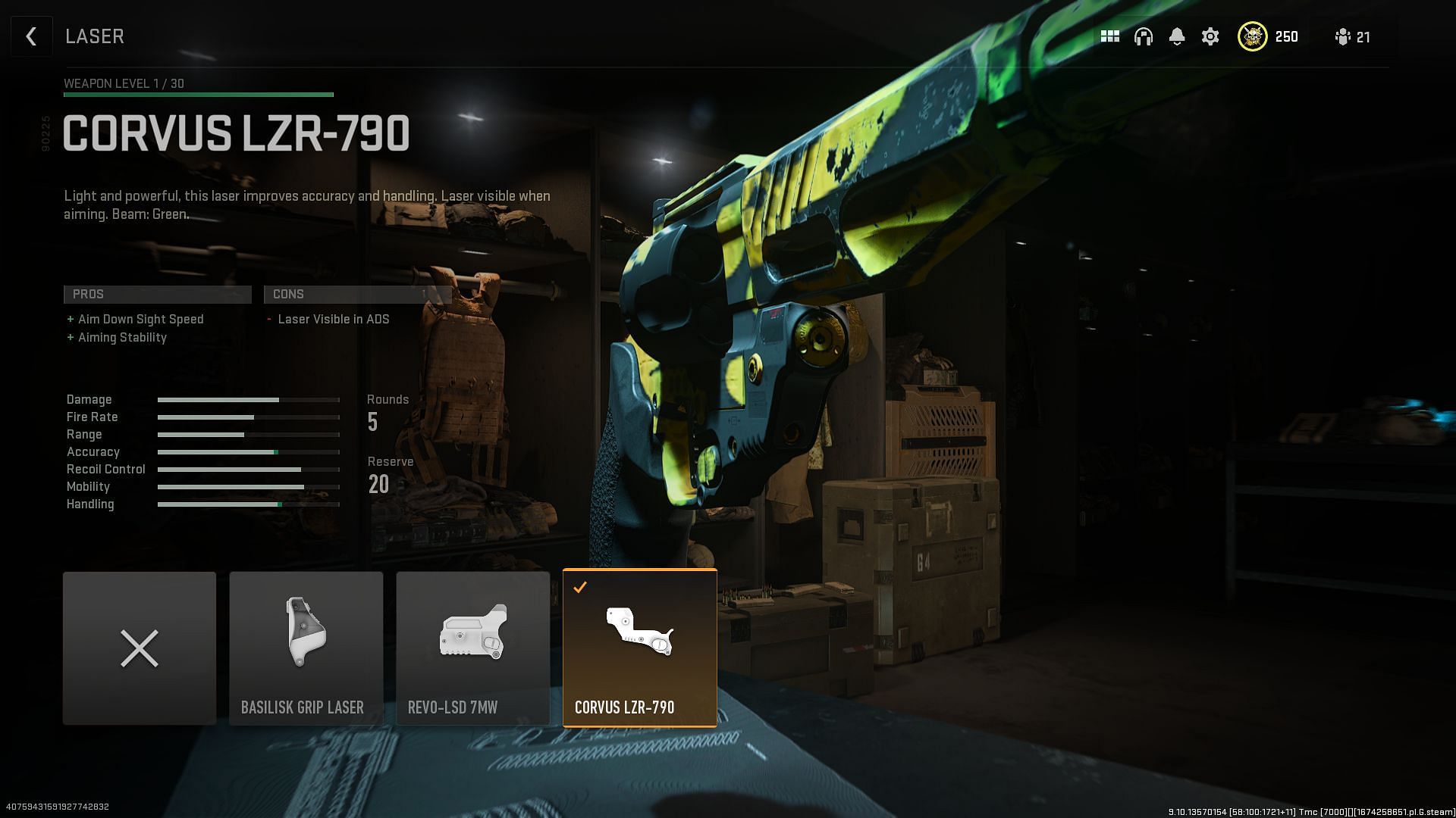 Corvus LZR-790 (Image via Activision)