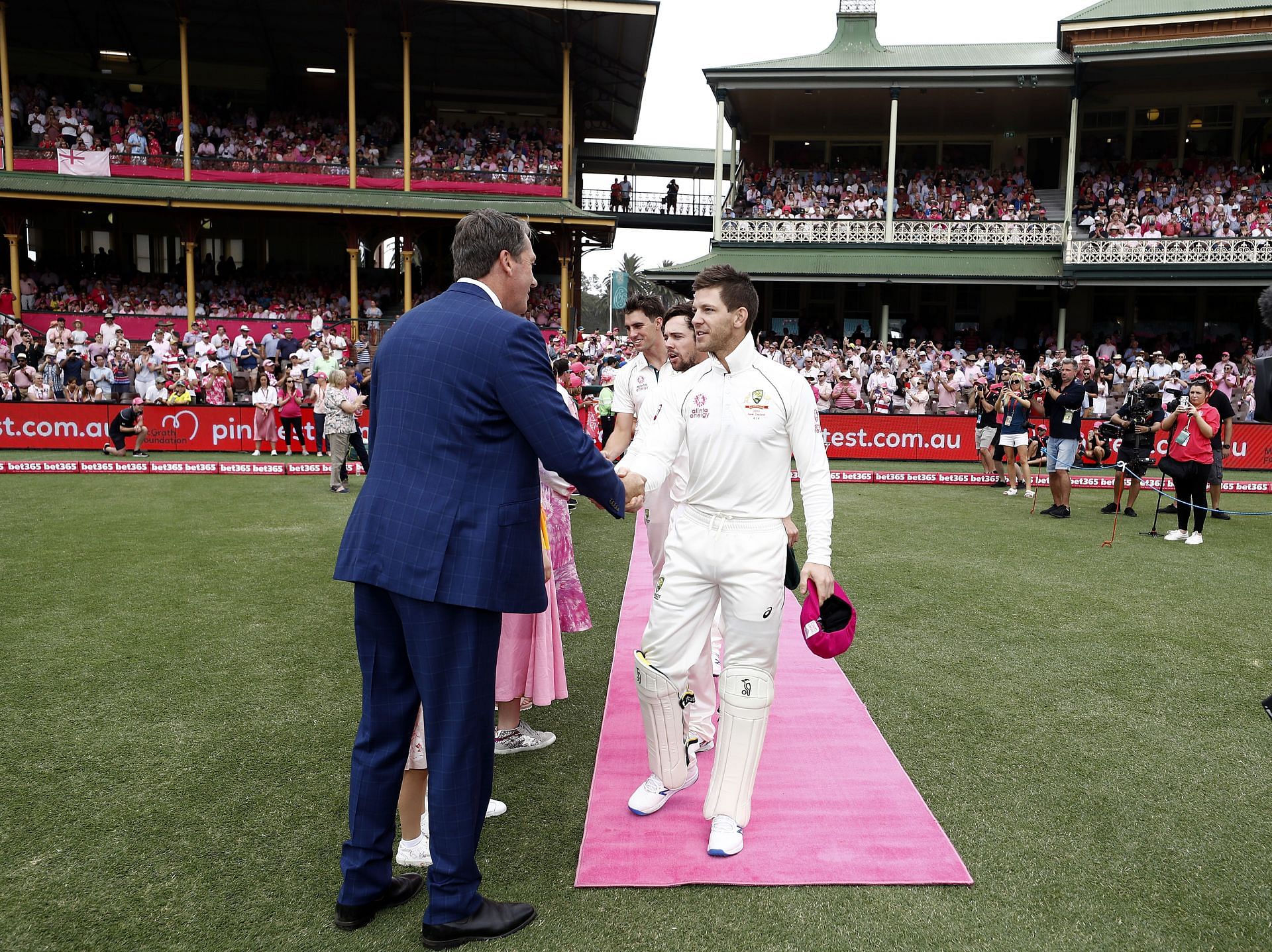 Glenn McGrath during Australia-New Zealand Test in 2020. (Credits: Getty)