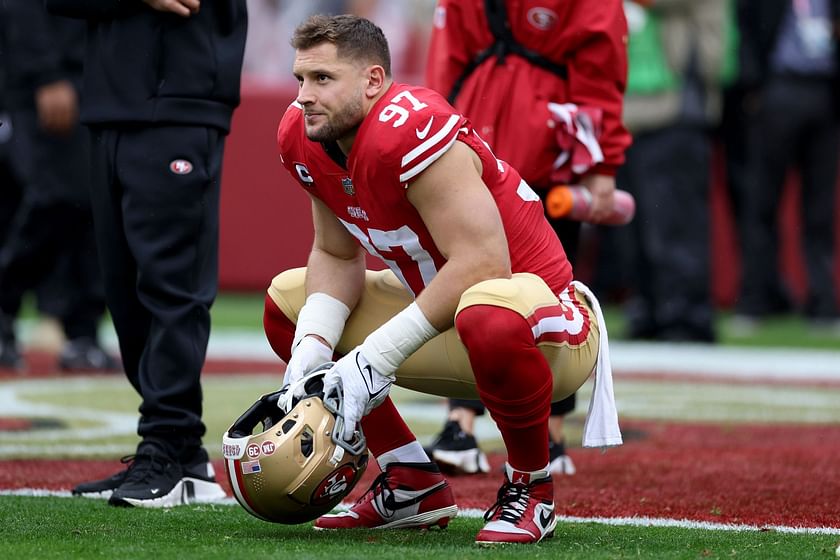 Nick Bosa reflects on sideline injury in Sunday's loss to Eagles - Sactown  Sports