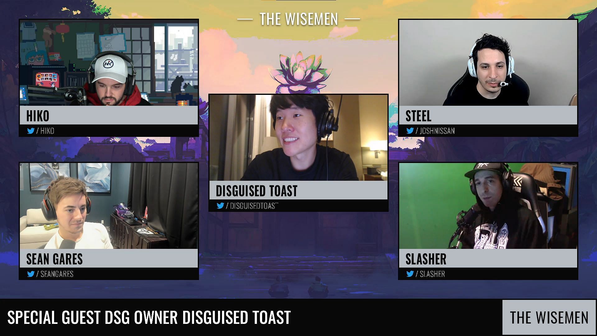 Disguised Toast discusses crypto and esports business (Image via Hiko/Twitch)