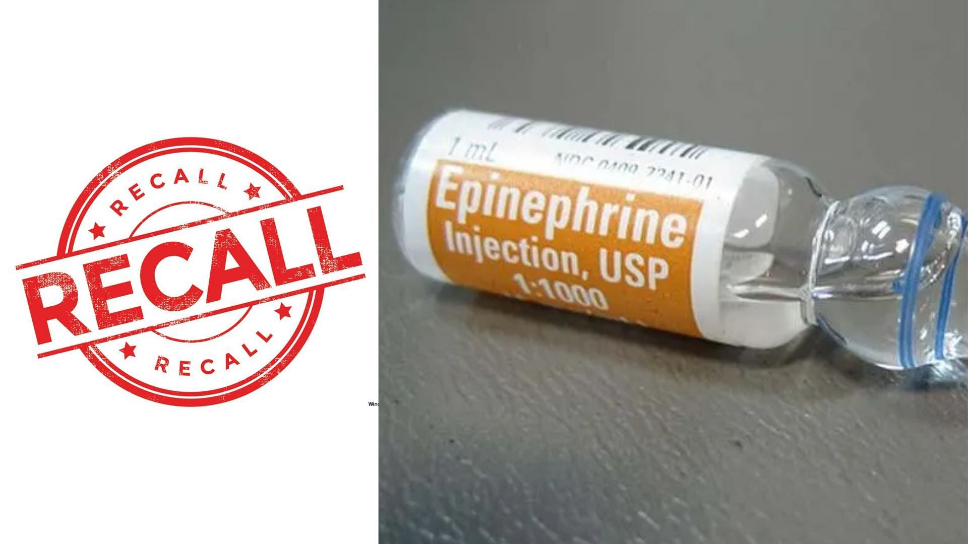 Spectrum Epinephrine Bulk API Powder recalled over concerns of discoloration (Image via FDA)