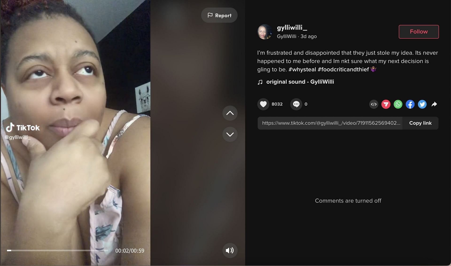 Video uploaded by a TikToker, a professional producer, garners thousands of comments where people speculated that it was Keith Lee who stole her show. (Image via TikTok)