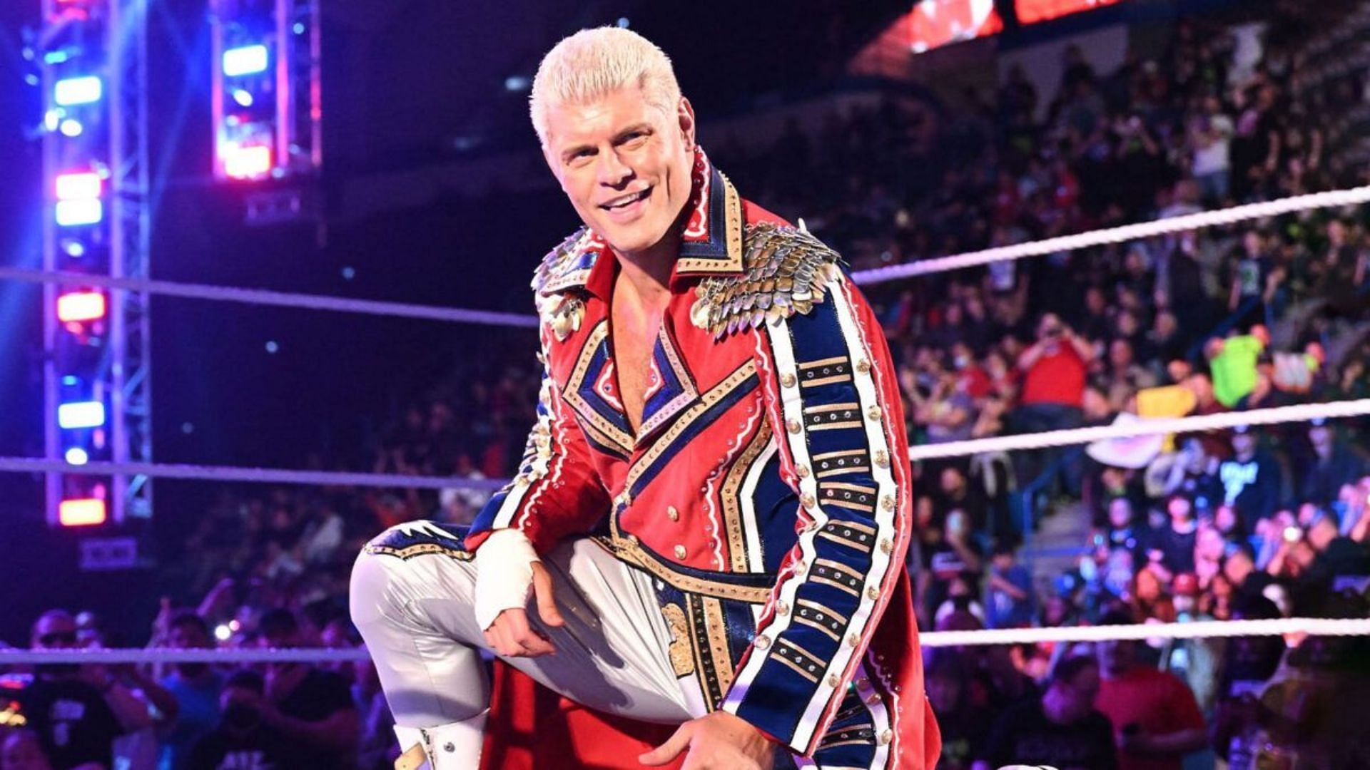 Cody Rhodes is currently suffering from a partially torn pectoral injruy.
