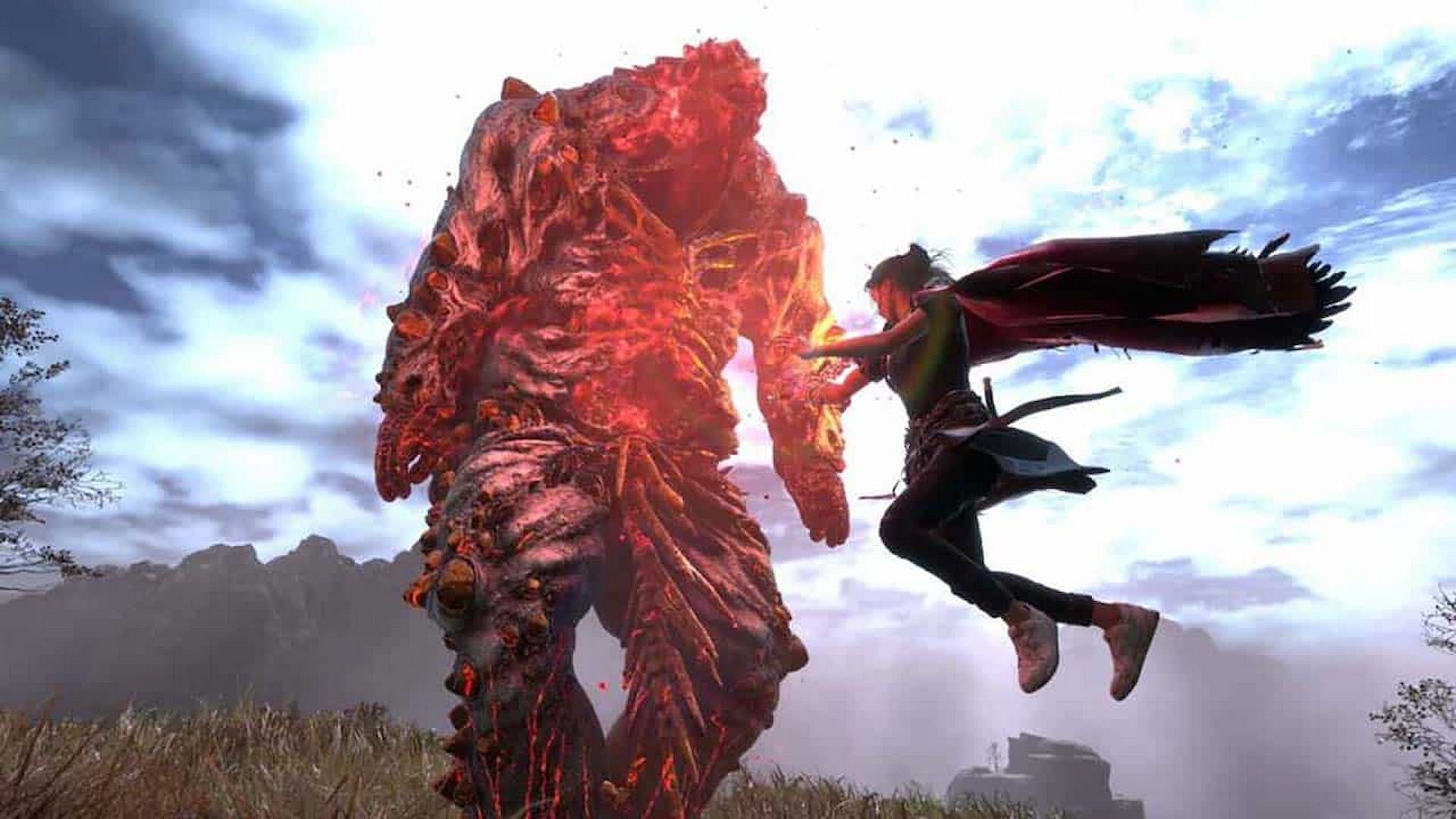 Altered Goliath can be found in Blessed Plain region (Image via Square Enix)