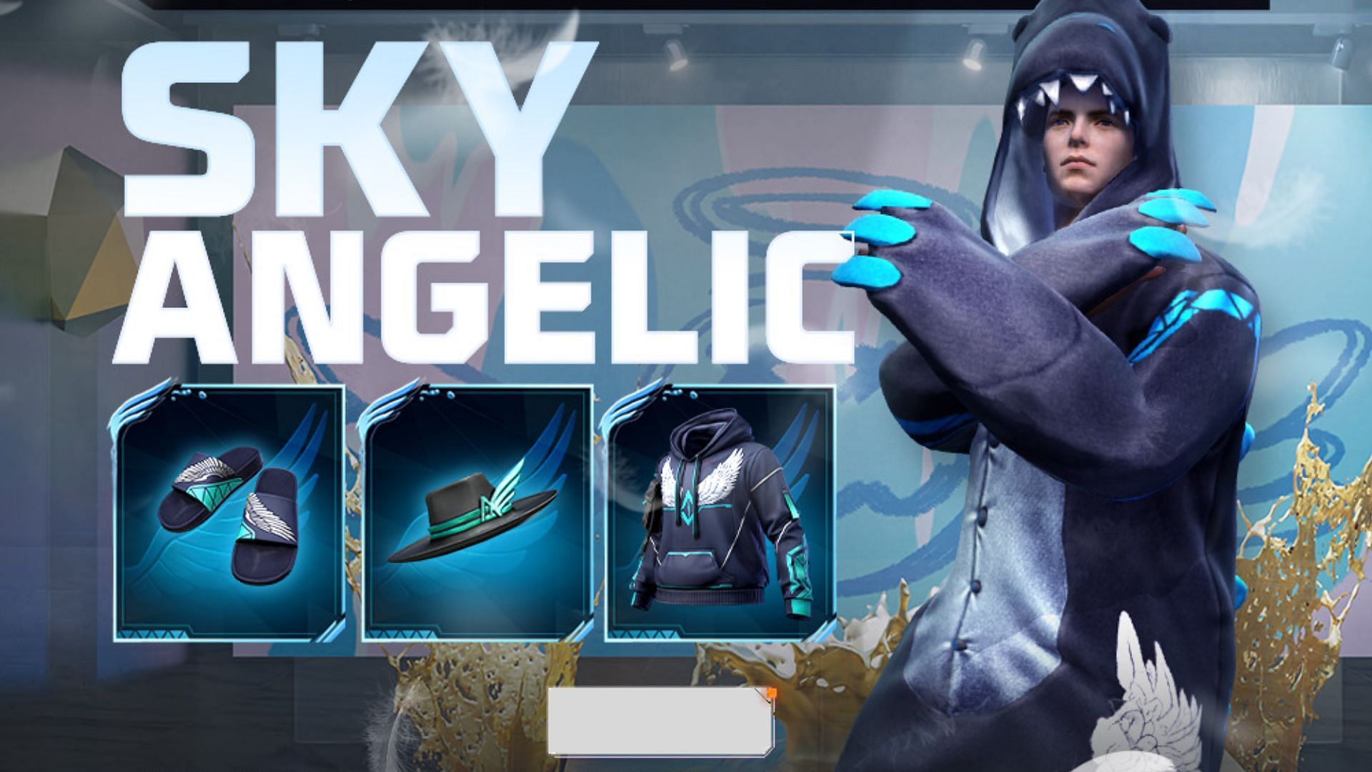 New Sky Angelic collection is up for grabs (Image via Garena)