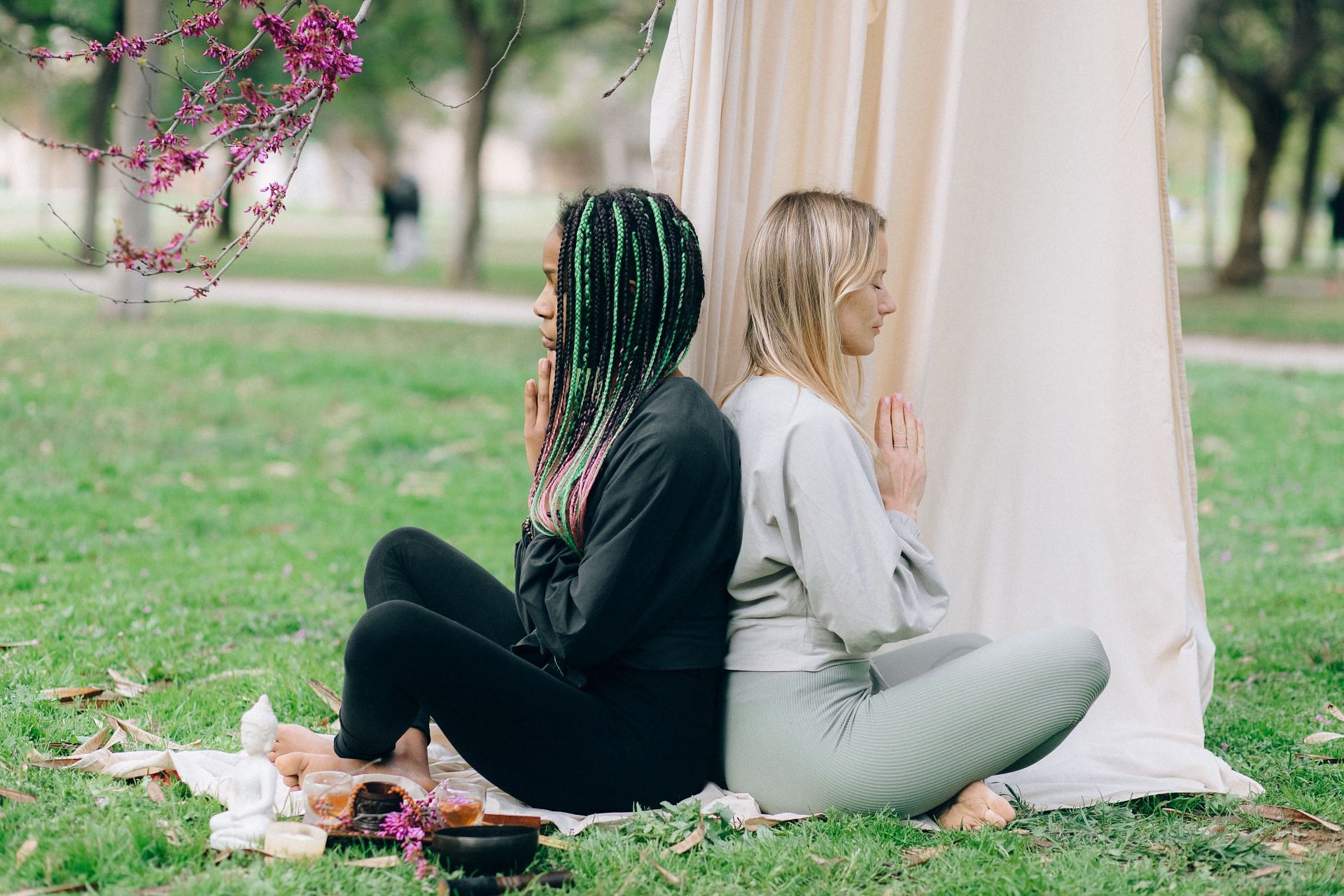 Yoga poses for seasonal depression can help you come out of your depressive state (Image via Pexels @Nataliya Vaitkevich)