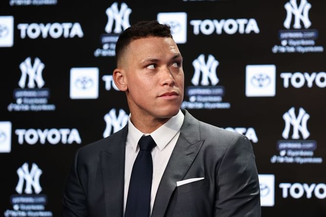 MLB podcaster on AL Home Run King's value: "The Rafael Devers contract immediately makes me think Aaron Judge is underpaid"