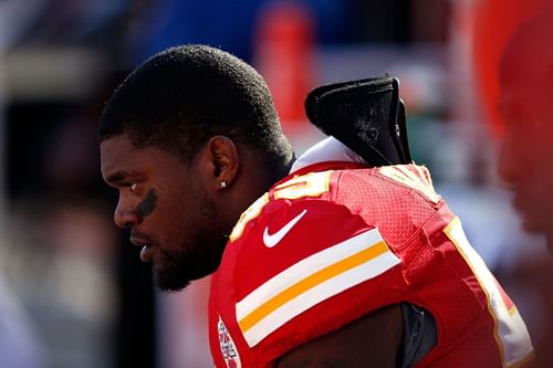 Jovan Belcher at a Denver Broncos v Kansas City Chiefs game