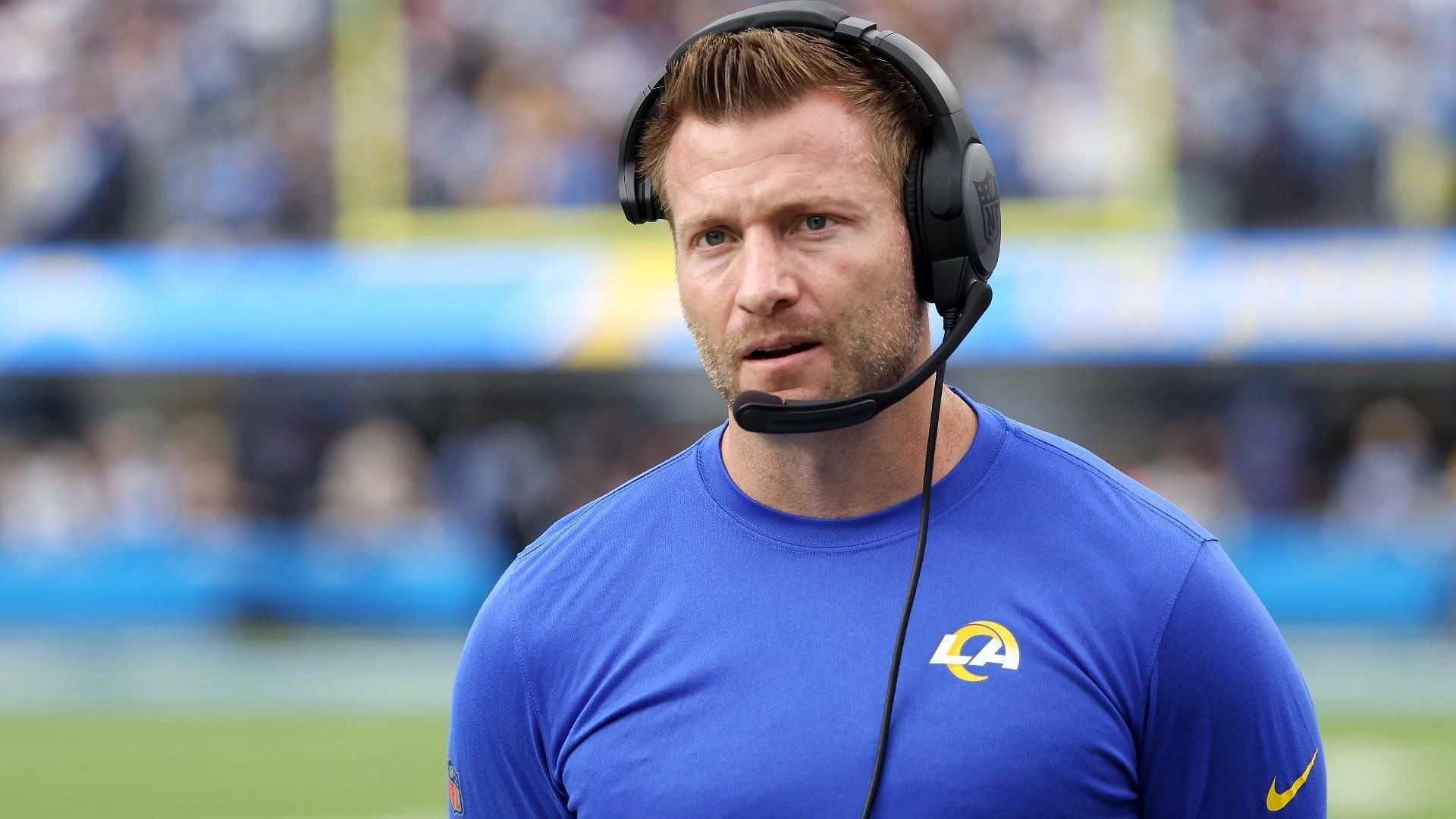 Los Angeles Rams head coach Sean McVay