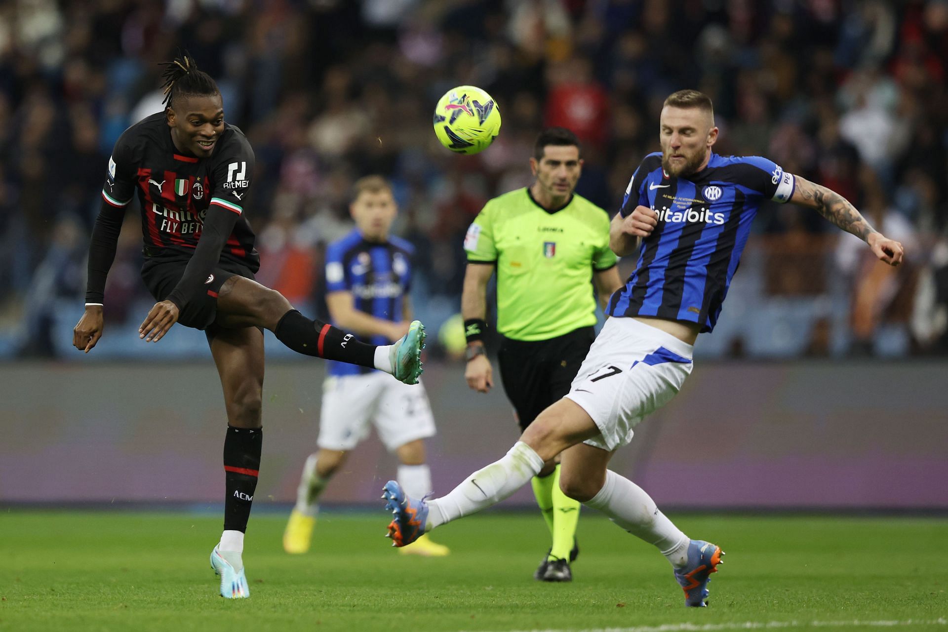Milan Skriniar (right) is likely to leave the San Siro this year.