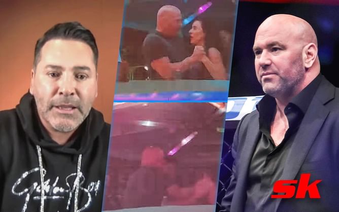 "Douche" Dana White deserves criminal charges for slapping wife: Oscar De La Hoya