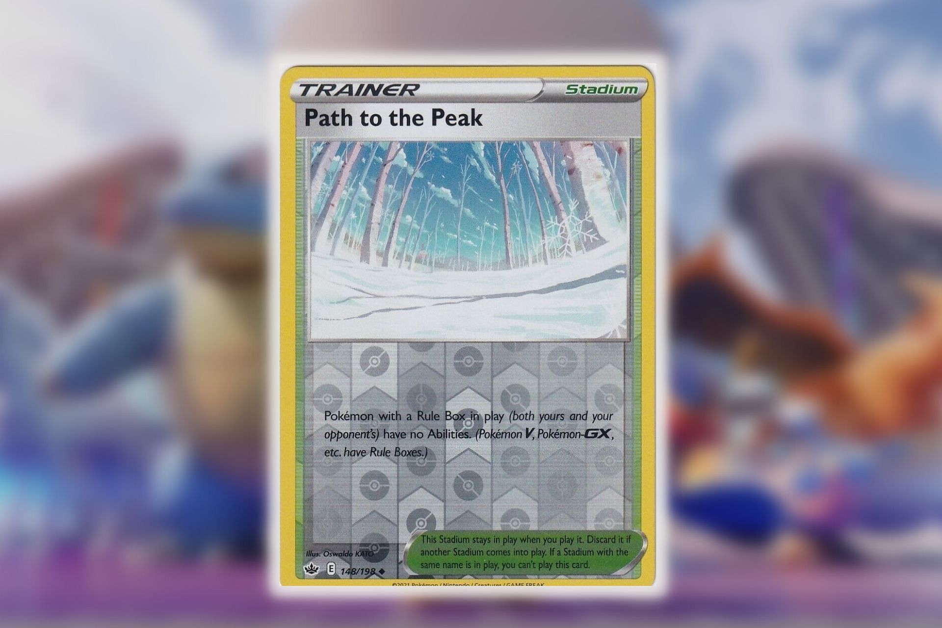 Path to the Peak in Pokemon TCG (Image via The Pokemon Company)