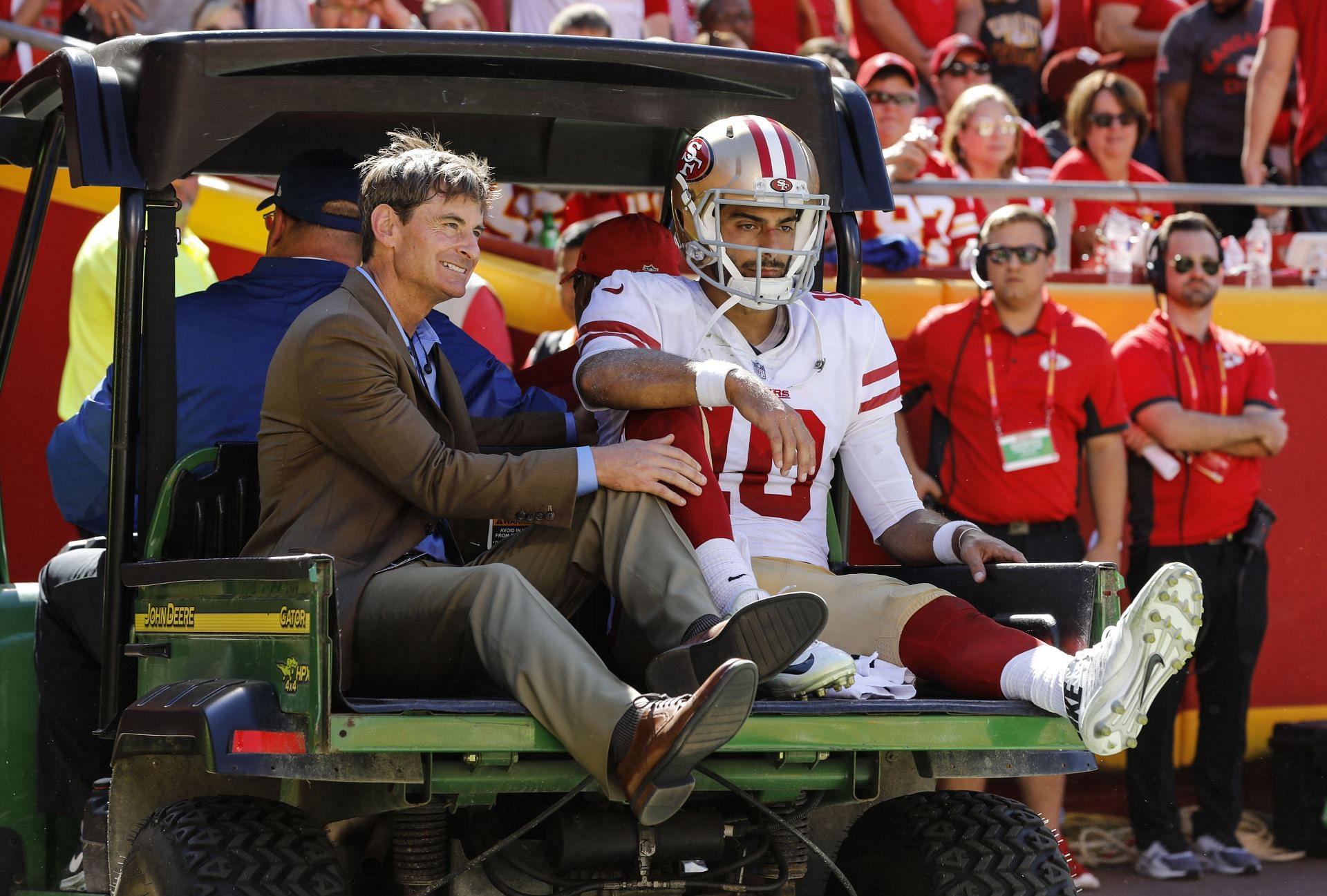 Why is Jimmy Garoppolo not playing today? The 49ers QB's injury status