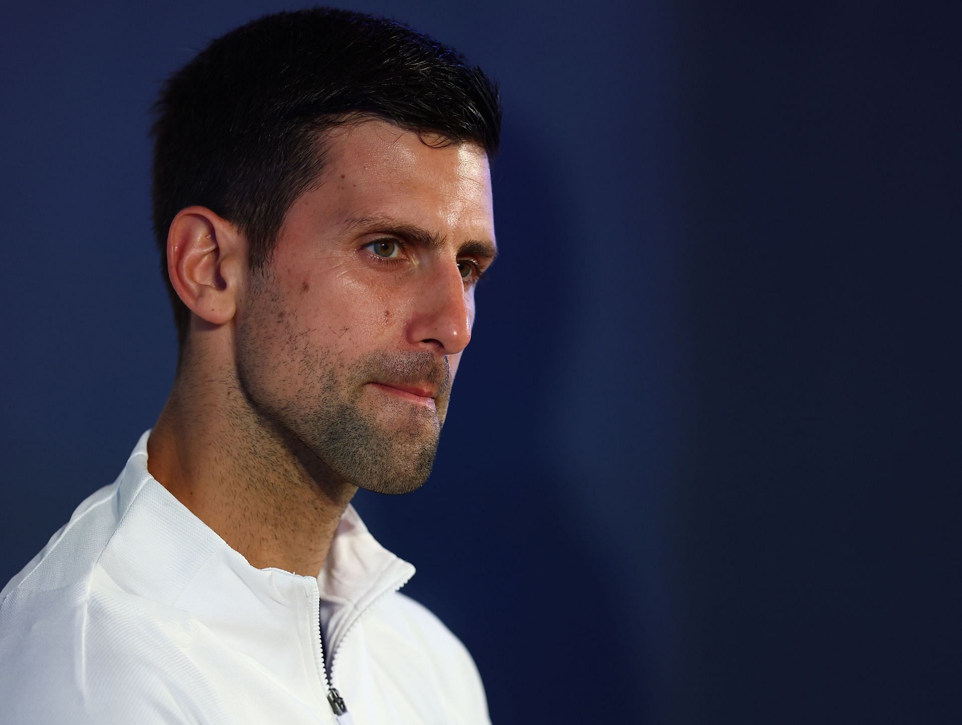 Novak Djokovic at Dubai Duty Free Tennis Championships press conference