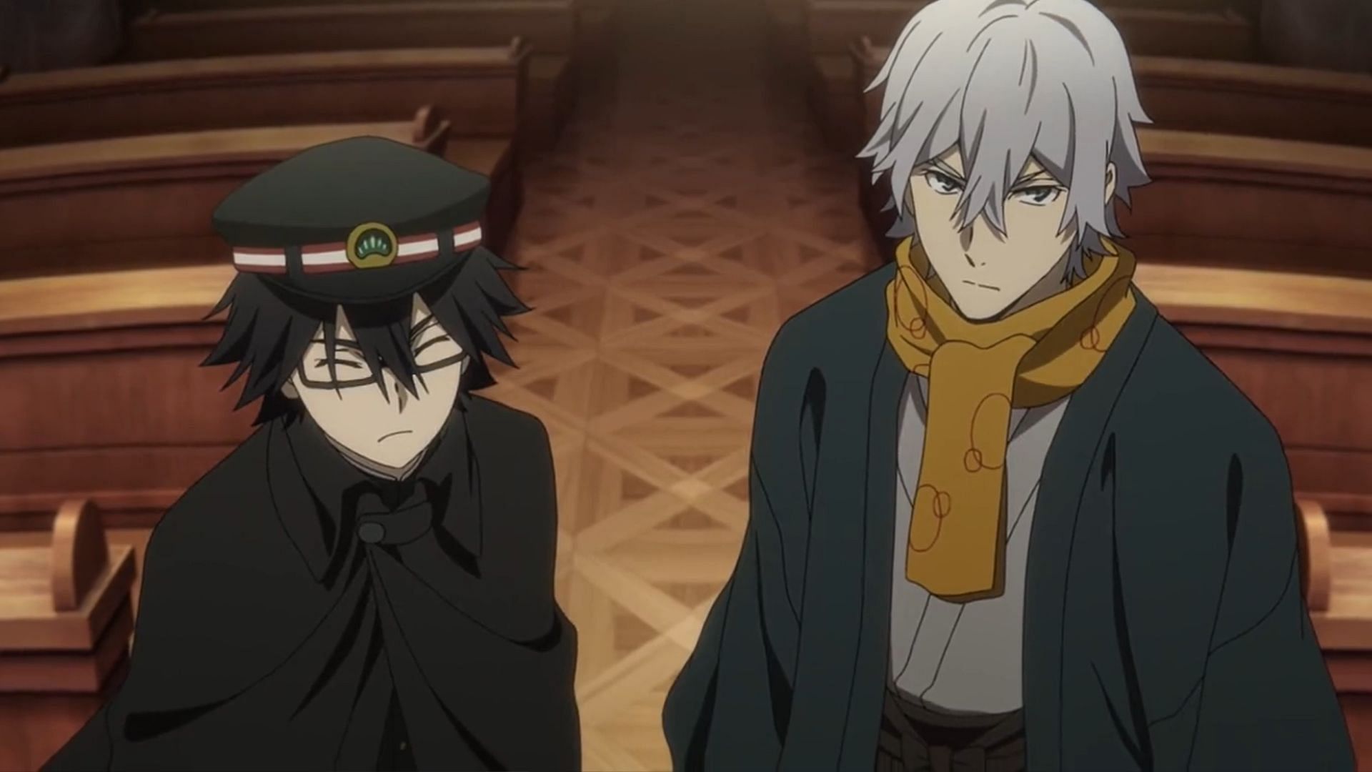 Edogawa and Fukuzawa as seen in the anime (Image via BONES)