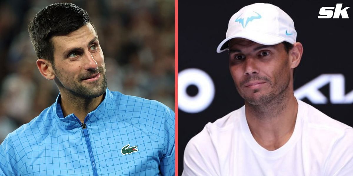 Novak Djokovic comments on chasing Rafael Nadal