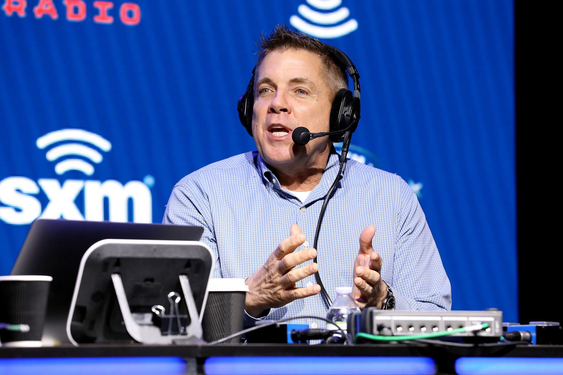 Sean Payton at SiriusXM At Super Bowl LIV - Day 2